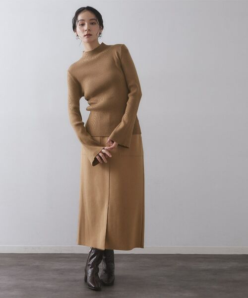 OPAQUE.CLIP / オペーク ドット クリップ その他トップス | 《ツインセット》ベスト×リブニット【洗濯機OK】 | 詳細21