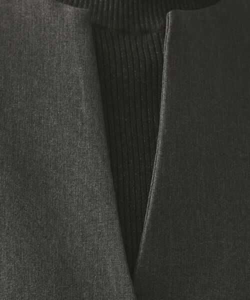 OPAQUE.CLIP / オペーク ドット クリップ その他トップス | 《ツインセット》ベスト×リブニット【洗濯機OK】 | 詳細23