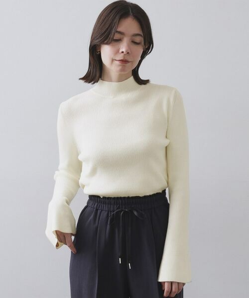 OPAQUE.CLIP / オペーク ドット クリップ その他トップス | 《ツインセット》ベスト×リブニット【洗濯機OK】 | 詳細4