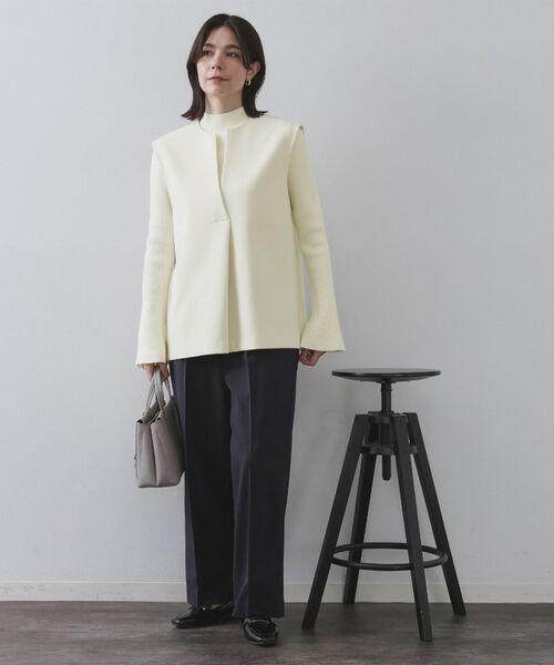 OPAQUE.CLIP / オペーク ドット クリップ その他トップス | 《ツインセット》ベスト×リブニット【洗濯機OK】 | 詳細6