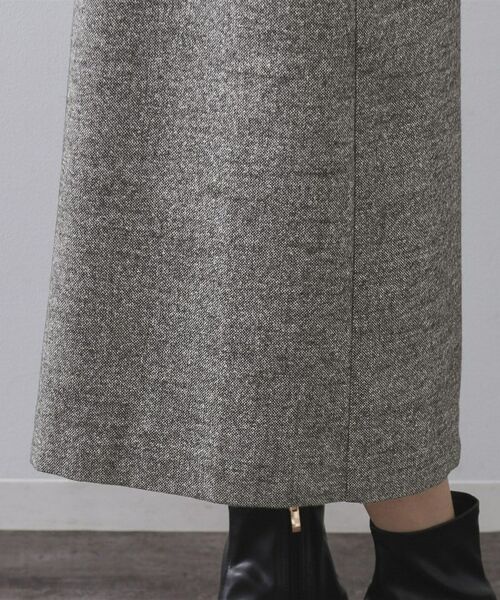 OPAQUE.CLIP / オペーク ドット クリップ ロング・マキシ丈ワンピース | ラメツイードジャンスカ【洗濯機OK】 | 詳細17