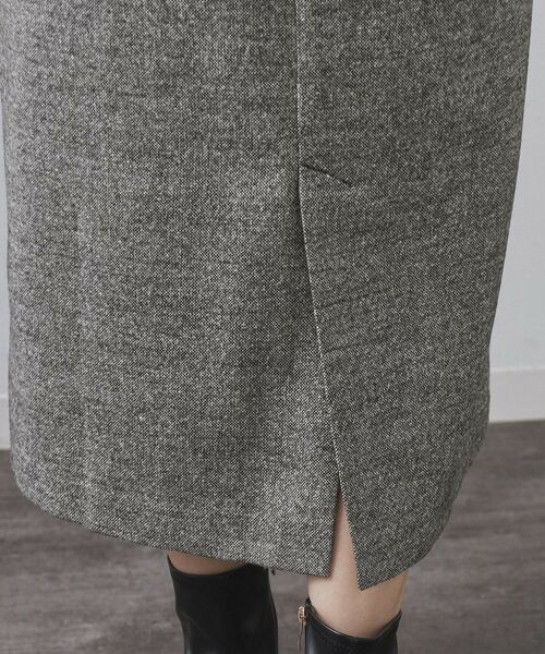 OPAQUE.CLIP / オペーク ドット クリップ ロング・マキシ丈ワンピース | ラメツイードジャンスカ【洗濯機OK】 | 詳細18