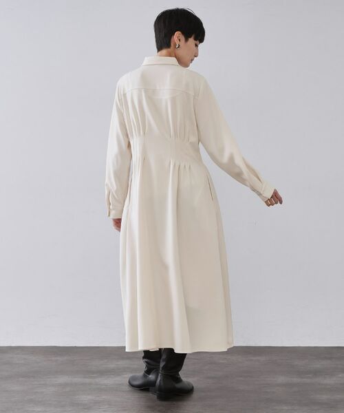 OPAQUE.CLIP / オペーク ドット クリップ ロング・マキシ丈ワンピース | ウエストタックフィット&フレアワンピース【洗濯機OK】 | 詳細11