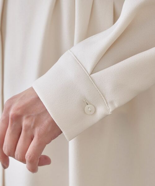 OPAQUE.CLIP / オペーク ドット クリップ ロング・マキシ丈ワンピース | ウエストタックフィット&フレアワンピース【洗濯機OK】 | 詳細14