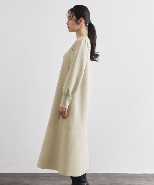 OPAQUE.CLIP / オペーク ドット クリップ ロング・マキシ丈ワンピース | 裾フレアニットワンピース【洗濯機OK/抗ピル】 | 詳細10