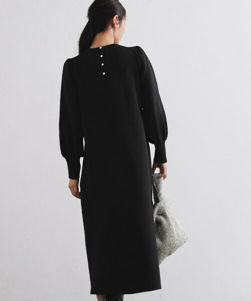 OPAQUE.CLIP / オペーク ドット クリップ ロング・マキシ丈ワンピース | 裾フレアニットワンピース【洗濯機OK/抗ピル】 | 詳細2