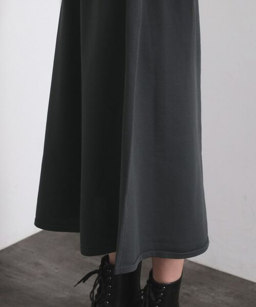 OPAQUE.CLIP / オペーク ドット クリップ ロング・マキシ丈ワンピース | 配色ビスチェニットワンピース【洗濯機OK】 | 詳細14