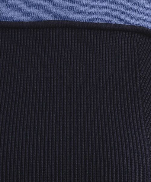 OPAQUE.CLIP / オペーク ドット クリップ ロング・マキシ丈ワンピース | 配色ビスチェニットワンピース【洗濯機OK】 | 詳細8