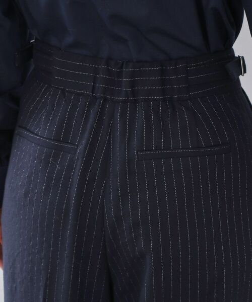 OPAQUE.CLIP / オペーク ドット クリップ パンツ | ラメストライプワイドパンツ【洗濯機OK】 | 詳細13