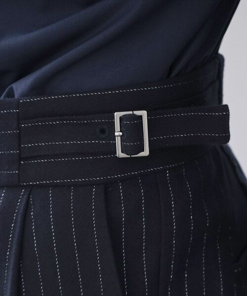 OPAQUE.CLIP / オペーク ドット クリップ パンツ | ラメストライプワイドパンツ【洗濯機OK】 | 詳細14