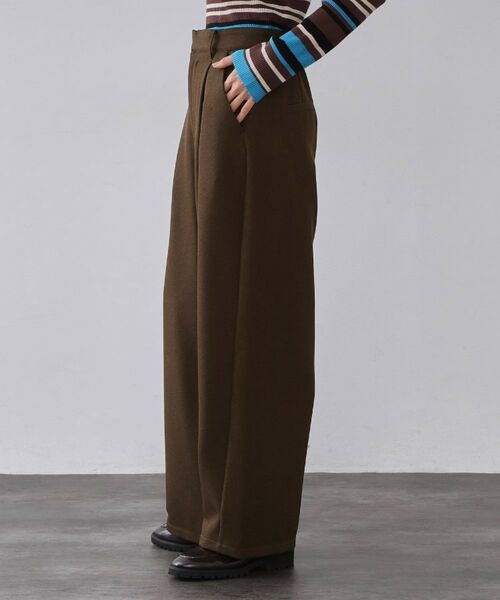 OPAQUE.CLIP / オペーク ドット クリップ パンツ | メランジ カーヴィーパンツ【洗濯機OK】 | 詳細10