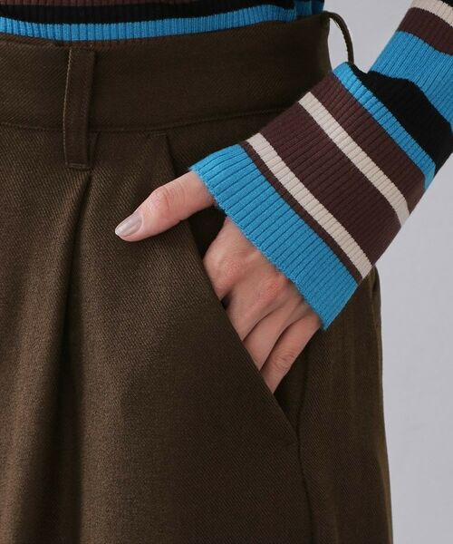 OPAQUE.CLIP / オペーク ドット クリップ パンツ | メランジ カーヴィーパンツ【洗濯機OK】 | 詳細14