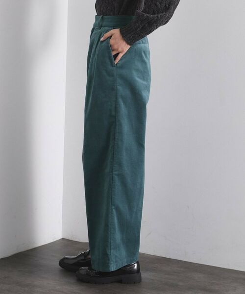 OPAQUE.CLIP / オペーク ドット クリップ パンツ | 別珍タックワイドパンツ【洗える】 | 詳細10