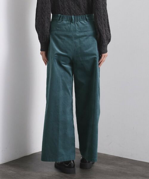 OPAQUE.CLIP / オペーク ドット クリップ パンツ | 別珍タックワイドパンツ【洗える】 | 詳細11