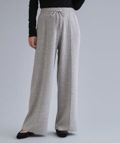 OPAQUE.CLIP / オペーク ドット クリップ パンツ | 【es】ニットワイドパンツ【洗濯機OK】