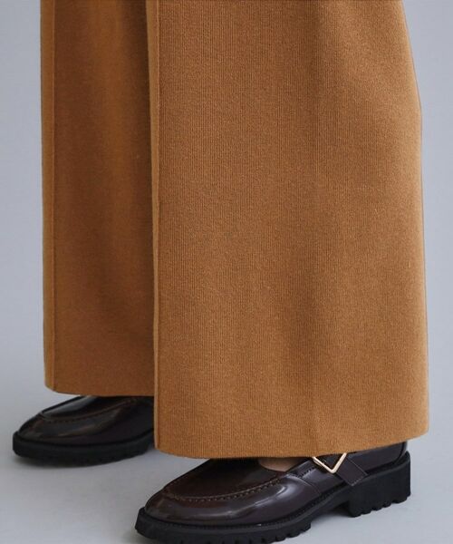 OPAQUE.CLIP / オペーク ドット クリップ パンツ | 【es】ニットワイドパンツ【洗濯機OK】 | 詳細14