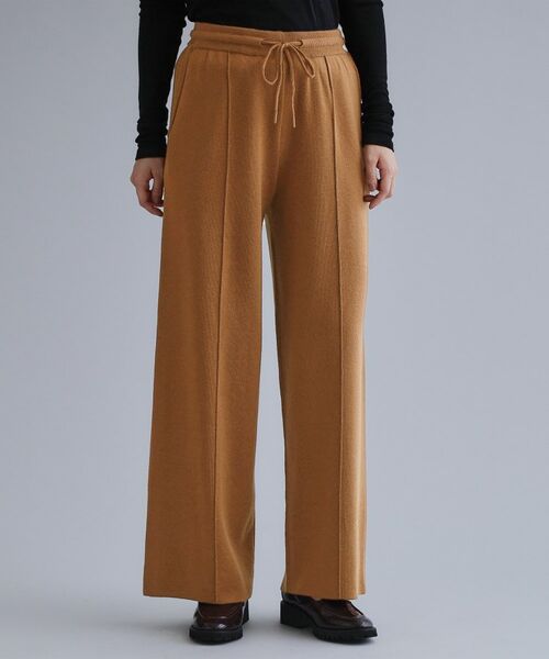 OPAQUE.CLIP / オペーク ドット クリップ パンツ | 【es】ニットワイドパンツ【洗濯機OK】 | 詳細9