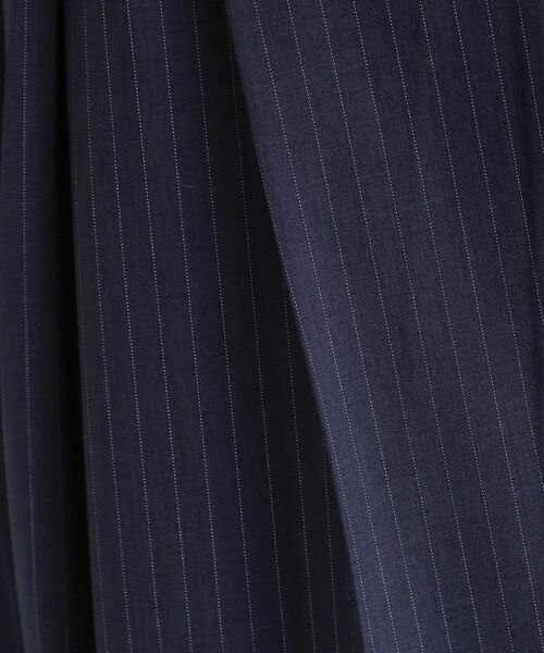 OPAQUE.CLIP / オペーク ドット クリップ パンツ | 【es】ピンストライプ 変形ワイドパンツ【洗濯機OK】 | 詳細4