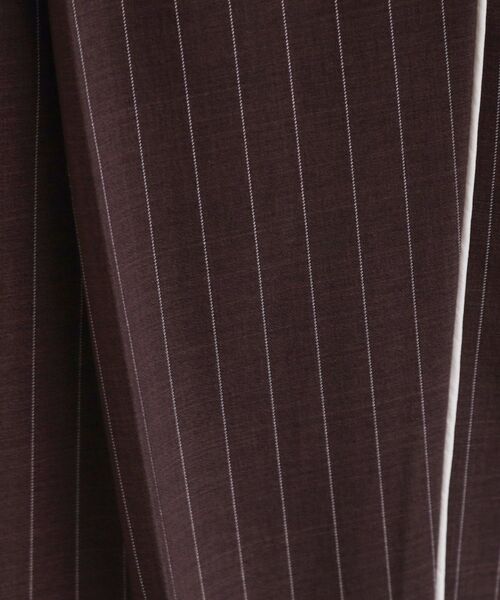 OPAQUE.CLIP / オペーク ドット クリップ パンツ | 【es】ピンストライプ 変形ワイドパンツ【洗濯機OK】 | 詳細8