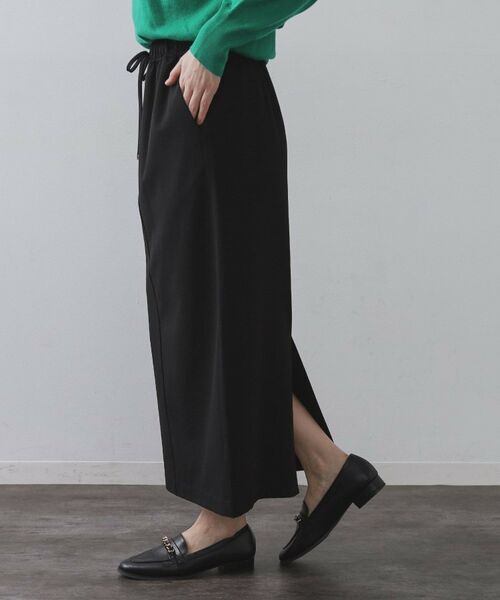 OPAQUE.CLIP / オペーク ドット クリップ ロング・マキシ丈スカート | 裏起毛イージーナロースカート／ネオサーモ【蓄熱素材／洗濯機洗い可 | 詳細5