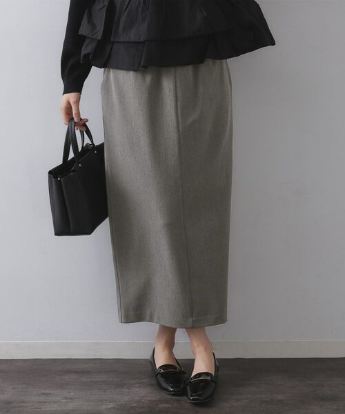 OPAQUE. CLIP/オペーク ドット クリップ 裏起毛イージーナロースカート/ネオサーモ【蓄熱素材/洗濯機洗い可 チャコールグレー(014) 36(S) OPAQUE. CLIP/オペーク ドット クリップ 裏起毛イージーナロースカート/ネオサーモ【蓄熱素材/洗濯機洗い可 チャコールグレー(014) 36(S)