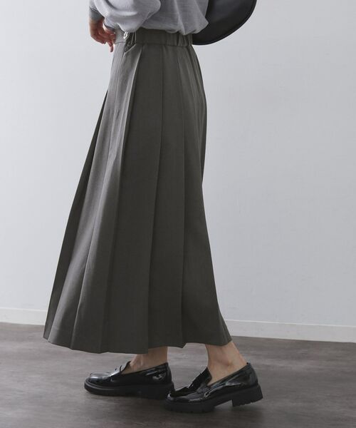 OPAQUE.CLIP / オペーク ドット クリップ ロング・マキシ丈スカート | ワイドプリーツスカート【洗濯機OK】 | 詳細1