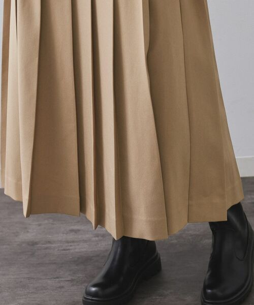 OPAQUE.CLIP / オペーク ドット クリップ ロング・マキシ丈スカート | ワイドプリーツスカート【洗濯機OK】 | 詳細14