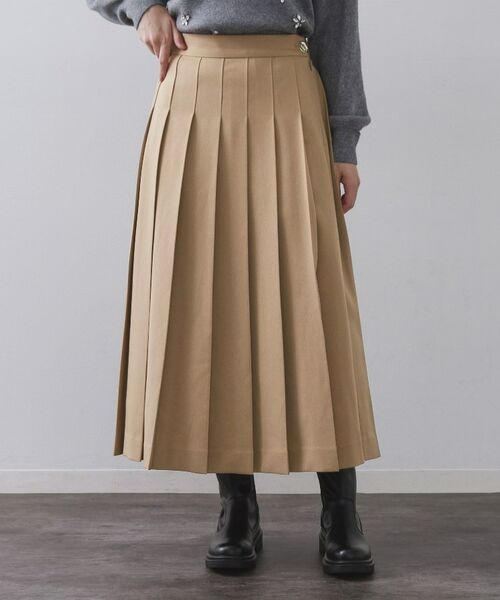 OPAQUE.CLIP / オペーク ドット クリップ ロング・マキシ丈スカート | ワイドプリーツスカート【洗濯機OK】 | 詳細9