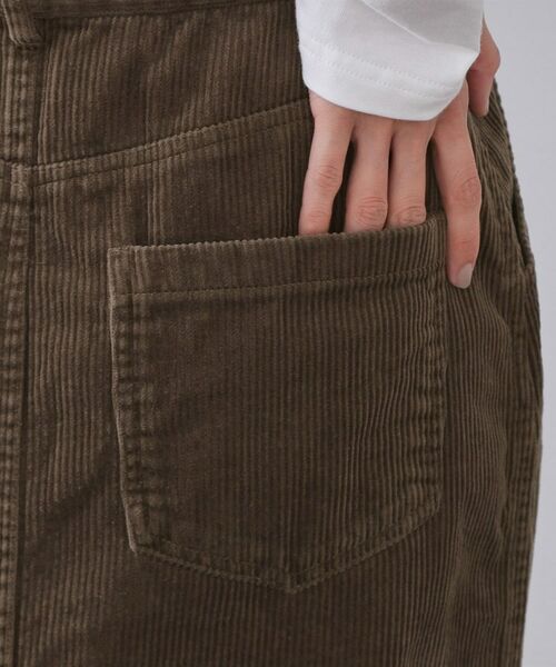 OPAQUE.CLIP / オペーク ドット クリップ ロング・マキシ丈スカート | コーデュロイナロースカート【洗濯機OK】 | 詳細17