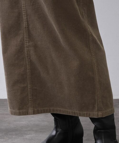 OPAQUE.CLIP / オペーク ドット クリップ ロング・マキシ丈スカート | コーデュロイナロースカート【洗濯機OK】 | 詳細19