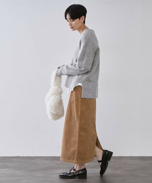 OPAQUE.CLIP / オペーク ドット クリップ ロング・マキシ丈スカート | コーデュロイナロースカート【洗濯機OK】 | 詳細3