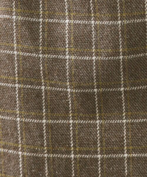 OPAQUE.CLIP / オペーク ドット クリップ ロング・マキシ丈スカート | チェックツイード ラップ風ナロースカート【洗濯機OK】 | 詳細11