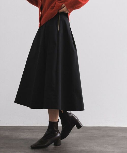 OPAQUE.CLIP / オペーク ドット クリップ スカート | タフタフレアスカート【洗濯機OK】 | 詳細1