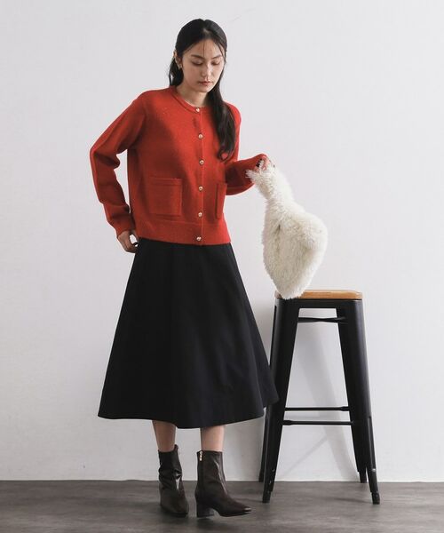 OPAQUE.CLIP / オペーク ドット クリップ スカート | タフタフレアスカート【洗濯機OK】 | 詳細2