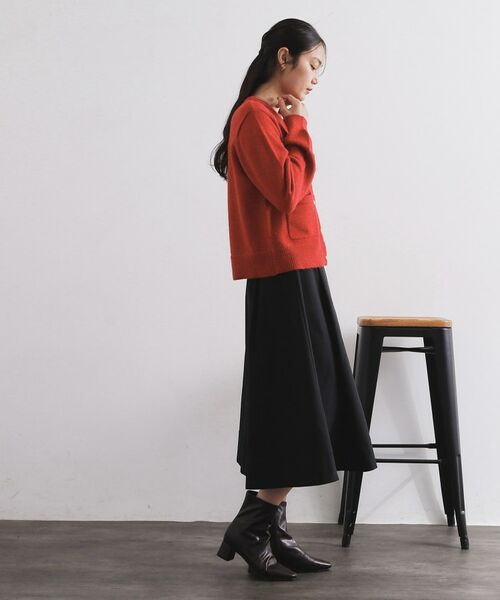 OPAQUE.CLIP / オペーク ドット クリップ スカート | タフタフレアスカート【洗濯機OK】 | 詳細3