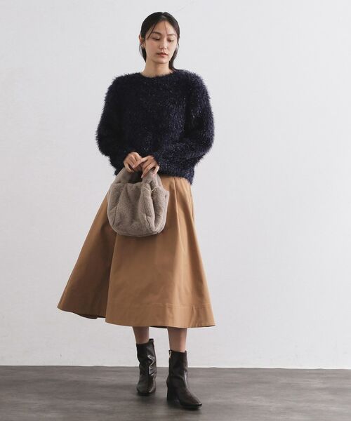 OPAQUE.CLIP / オペーク ドット クリップ スカート | タフタフレアスカート【洗濯機OK】 | 詳細6