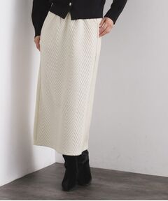 OPAQUE.CLIP / オペーク ドット クリップ ロング・マキシ丈スカート | キルティングイージーナロースカート【洗濯機OK】