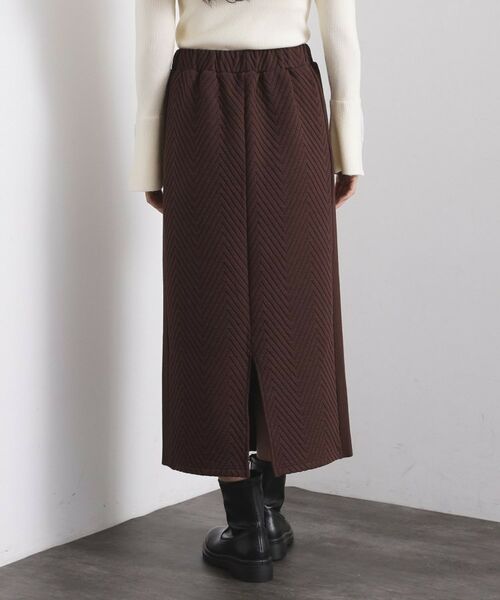 OPAQUE.CLIP / オペーク ドット クリップ ロング・マキシ丈スカート | キルティングイージーナロースカート【洗濯機OK】 | 詳細11