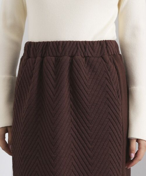 OPAQUE.CLIP / オペーク ドット クリップ ロング・マキシ丈スカート | キルティングイージーナロースカート【洗濯機OK】 | 詳細12