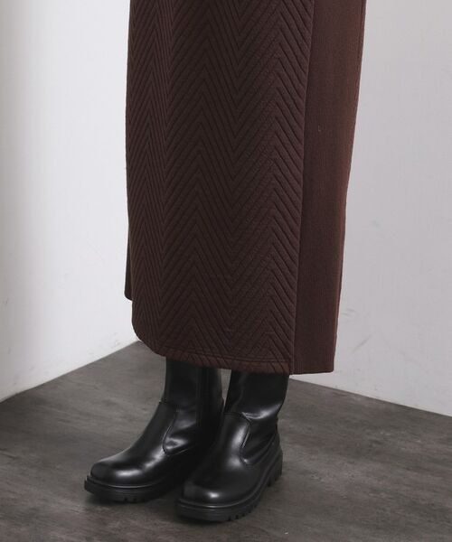 OPAQUE.CLIP / オペーク ドット クリップ ロング・マキシ丈スカート | キルティングイージーナロースカート【洗濯機OK】 | 詳細15