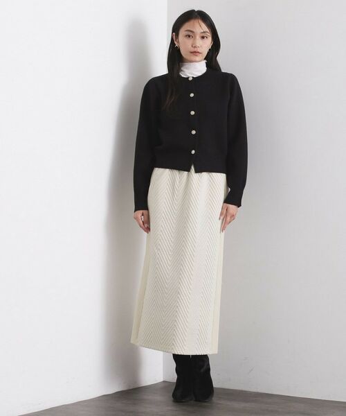 OPAQUE.CLIP / オペーク ドット クリップ ロング・マキシ丈スカート | キルティングイージーナロースカート【洗濯機OK】 | 詳細2