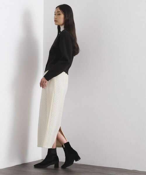 OPAQUE.CLIP / オペーク ドット クリップ ロング・マキシ丈スカート | キルティングイージーナロースカート【洗濯機OK】 | 詳細3