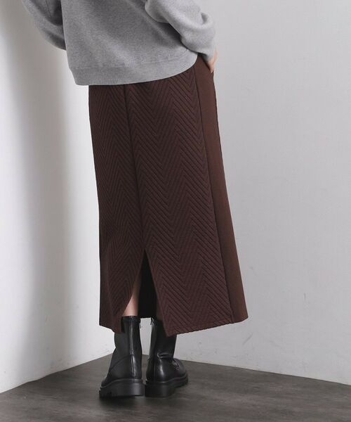 OPAQUE.CLIP / オペーク ドット クリップ ロング・マキシ丈スカート | キルティングイージーナロースカート【洗濯機OK】 | 詳細5