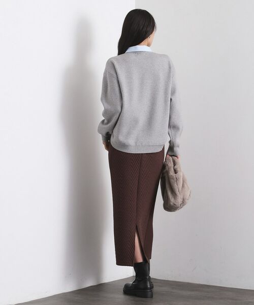 OPAQUE.CLIP / オペーク ドット クリップ ロング・マキシ丈スカート | キルティングイージーナロースカート【洗濯機OK】 | 詳細7