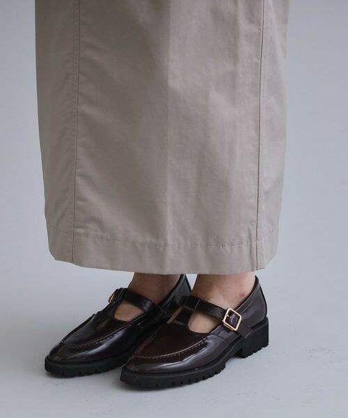 OPAQUE.CLIP / オペーク ドット クリップ ロング・マキシ丈スカート | 【es】リブナロースカート【洗濯機OK】 | 詳細14