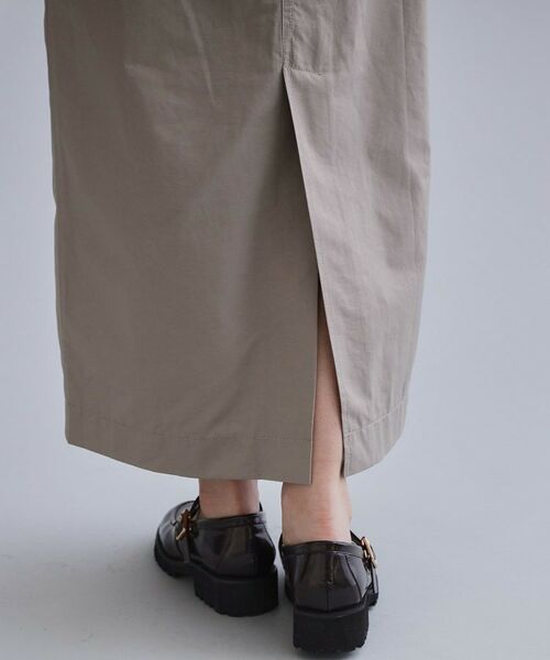 OPAQUE.CLIP / オペーク ドット クリップ ロング・マキシ丈スカート | 【es】リブナロースカート【洗濯機OK】 | 詳細15