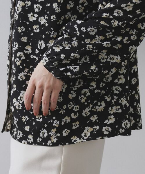 OPAQUE.CLIP / オペーク ドット クリップ シャツ・ブラウス | フラワープリントブラウス【洗濯機OK】 | 詳細14