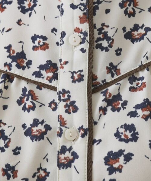 OPAQUE.CLIP / オペーク ドット クリップ シャツ・ブラウス | フラワープリントブラウス【洗濯機OK】 | 詳細4