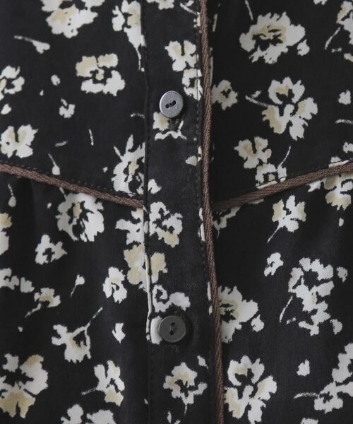 OPAQUE.CLIP / オペーク ドット クリップ シャツ・ブラウス | フラワープリントブラウス【洗濯機OK】 | 詳細8