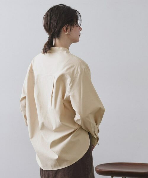 OPAQUE.CLIP / オペーク ドット クリップ シャツ・ブラウス | バンドカラーシャツ【洗濯機OK】 | 詳細5